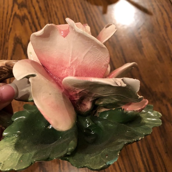 Capodimonte Rose Direct from Italy vintage - Picture 5 of 6